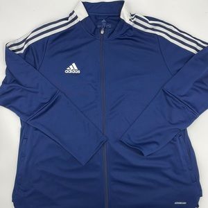 Adidas Plus Size Tiro 21 Track Jacket in Team Navy Blue